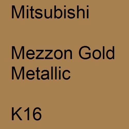 Mitsubishi, Mezzon Gold Metallic, K16.